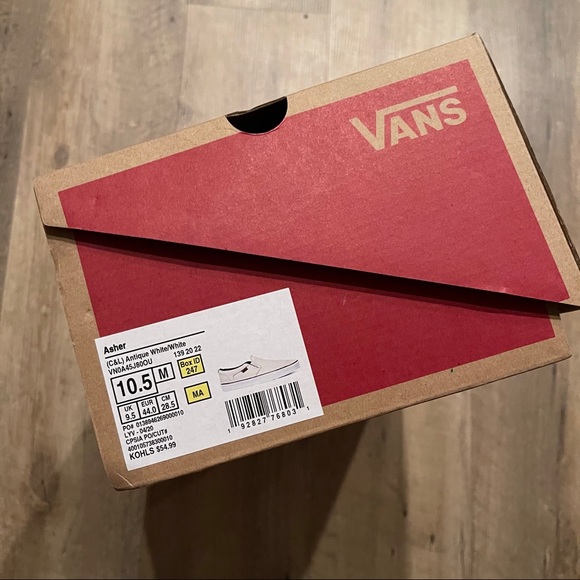 NIB Vans Asher Slip On Sneakers - Picture 6 of 10